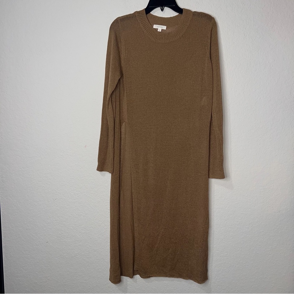 All:Row Sophia Long Sleeve knit sweater dress